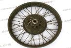 Old stock used PLA wheel assembly - rims, hub, spokes