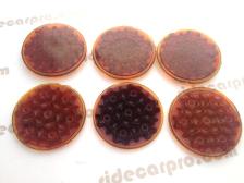 cj750 m1 6v nos reflector glass lens family flathead sv
