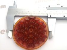 cj750 m1 6v nos reflector glass lens radius measurement