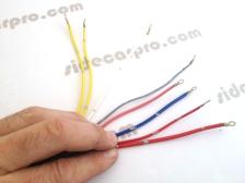 combination switch cj750 parts wiring harness closeup