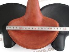 cj750 leather seat handmade metric width